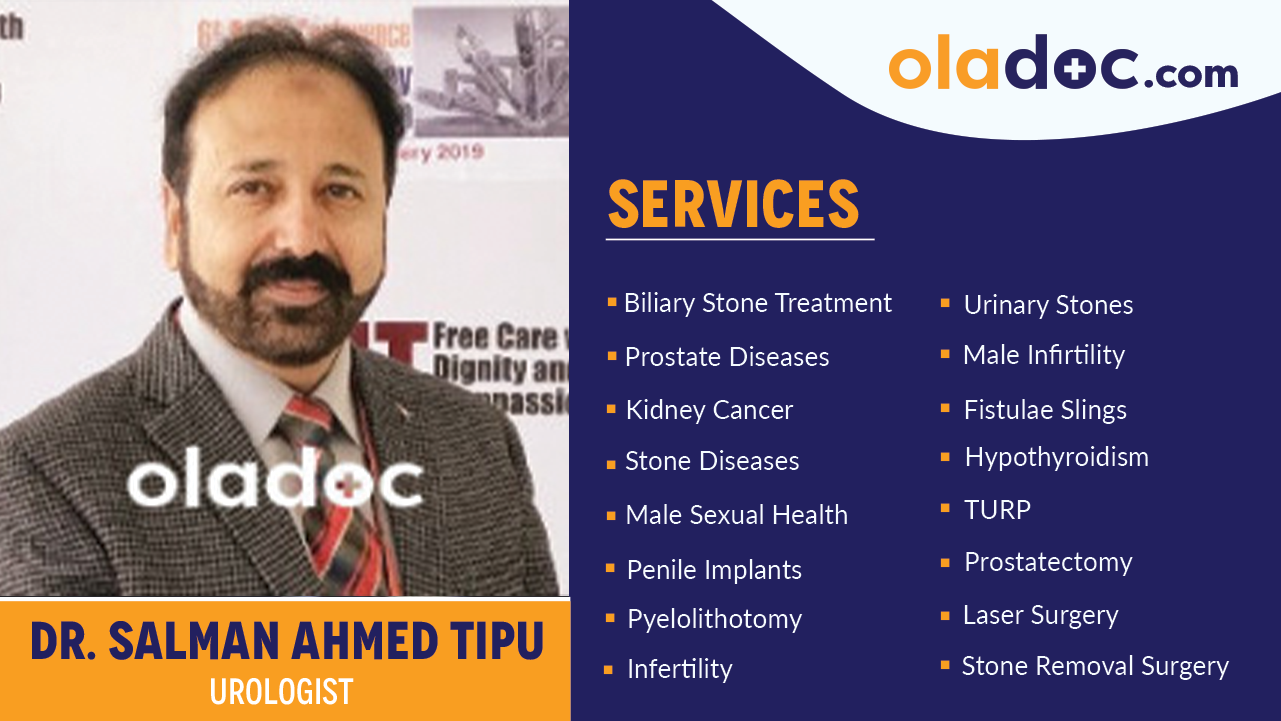 Services  provided by Dr. Salman Ahmed Tipu